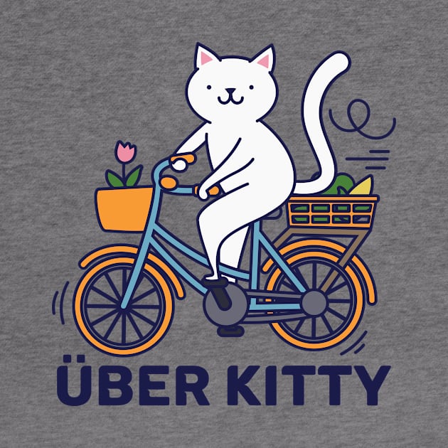 Über Kitty on a Bike by DanielLiamGill